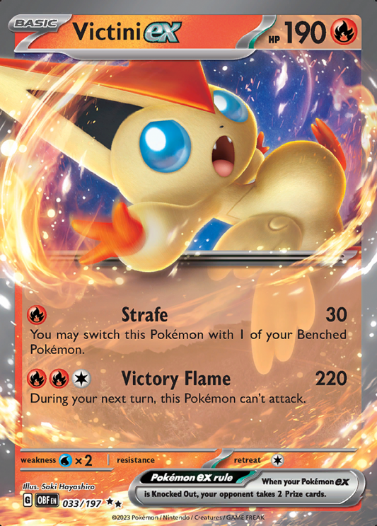 033/197 - Victini ex - Obsidian Flames