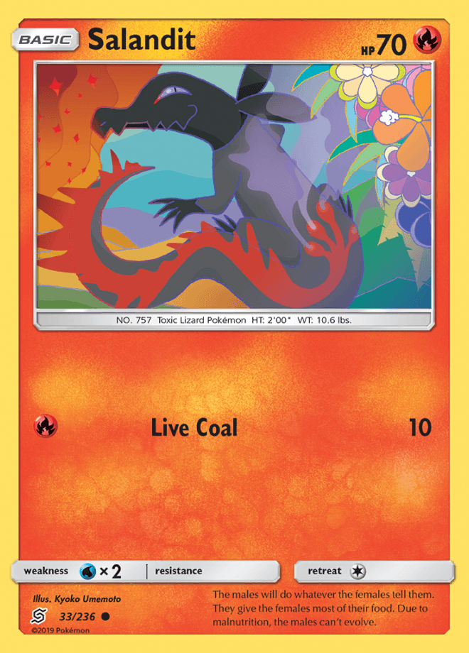 033/236 Salandit - Unified Minds - Volution Cards and Collectables