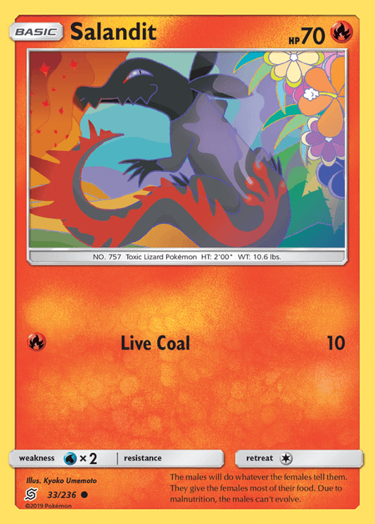 033/236 Salandit - Unified Minds - Volution Cards and Collectables