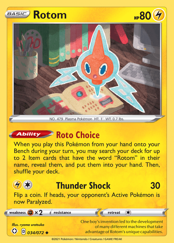 034/072 Rotom - Shining Fates - Volution Cards and Collectables