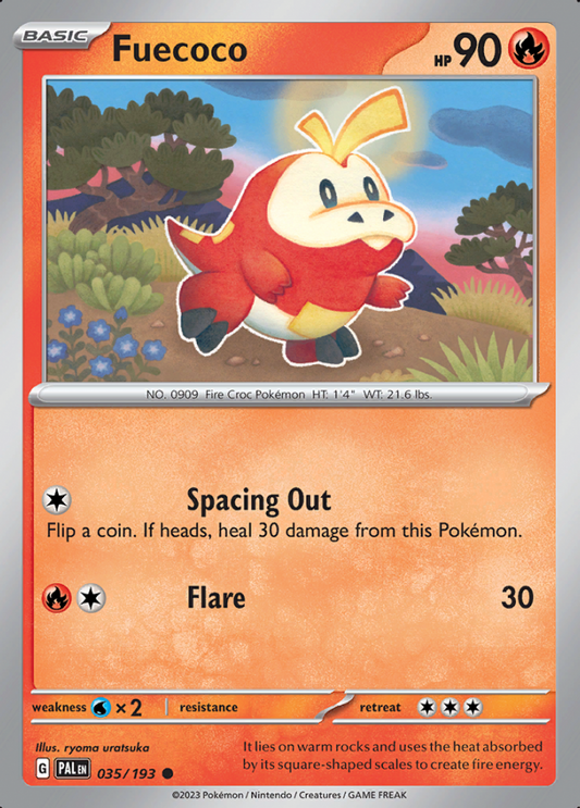 035/193 - Fuecoco - Paldea Evolved