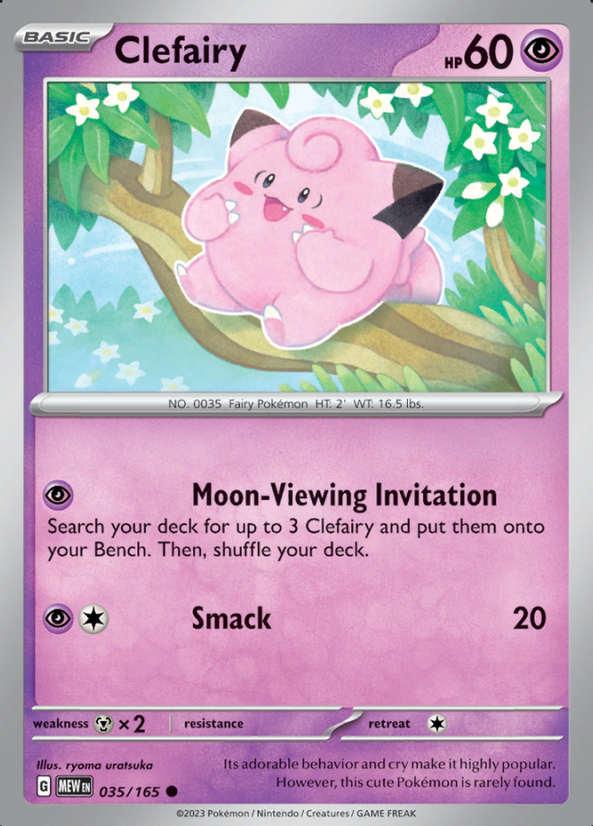 035/165 - Clefairy - Pokemon 151