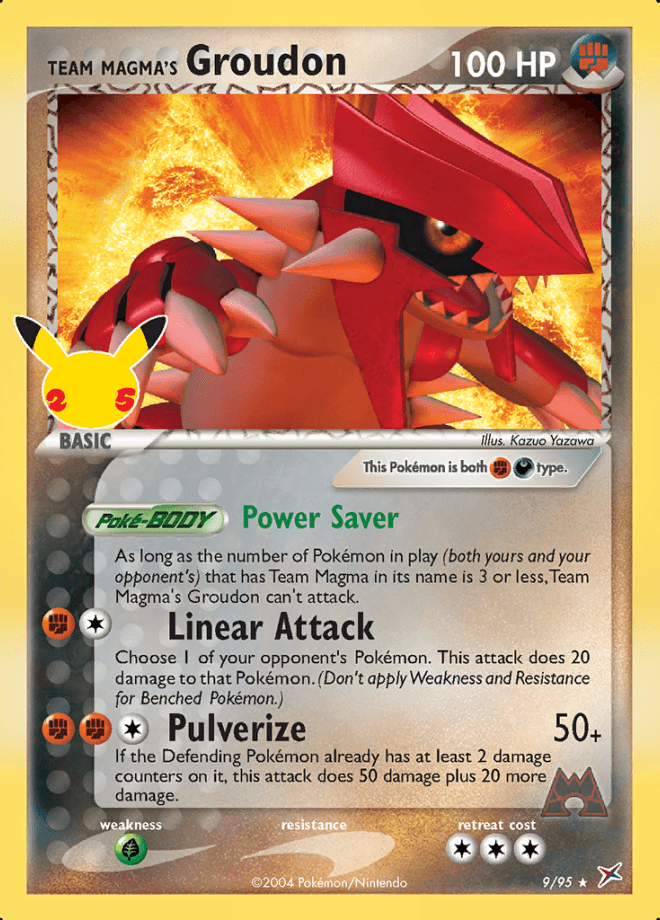 Team Magma's Groudon Classic Collection - Pokemon Celebrations - Volution Cards and Collectables