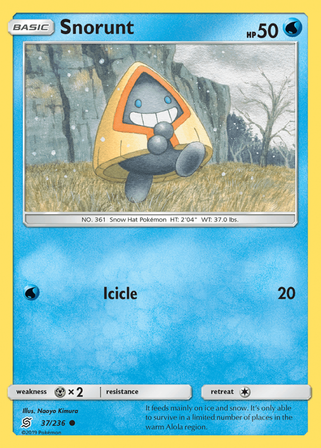 037/236 Snorunt - Unified Minds - Volution Cards and Collectables