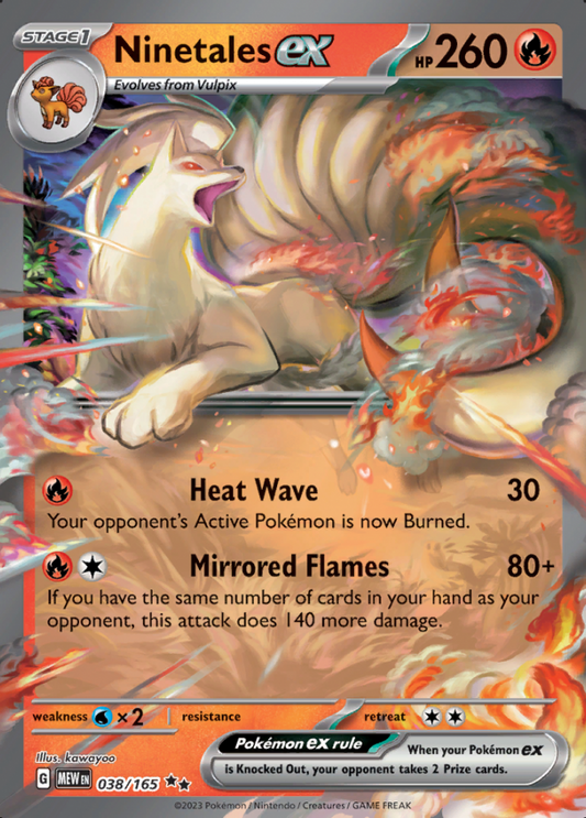 038/165 - Ninetales ex - Pokemon 151