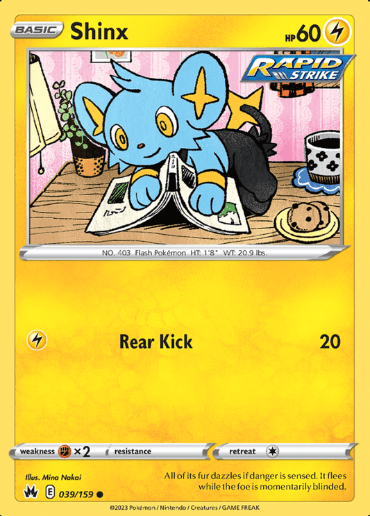 039/159 Shinx - Crown Zenith - Volution Cards and Collectables