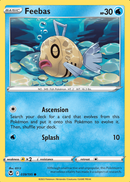 039/195 Feebas - Silver Tempest - Volution Cards and Collectables