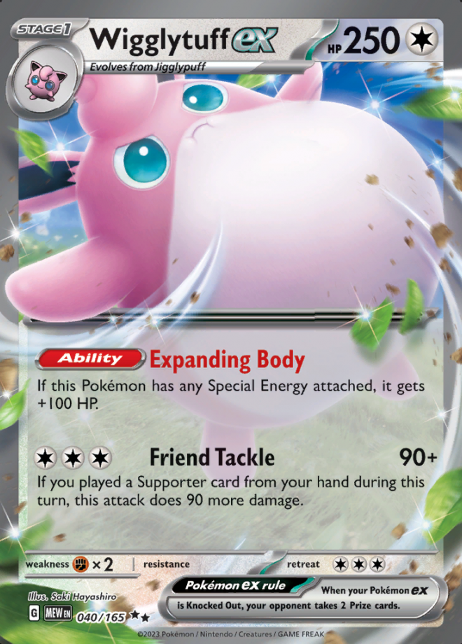 040/165 - Wigglytuff ex - Pokemon 151