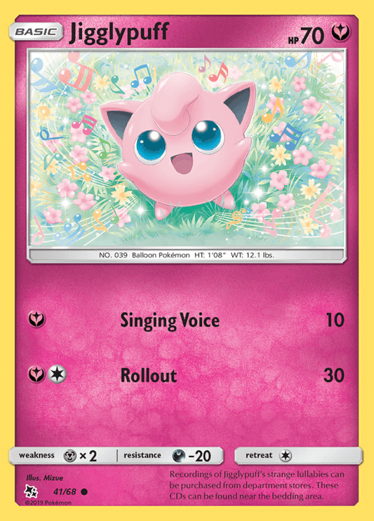 041/68 Jigglypuff - Hidden Fates - Volution Cards and Collectables