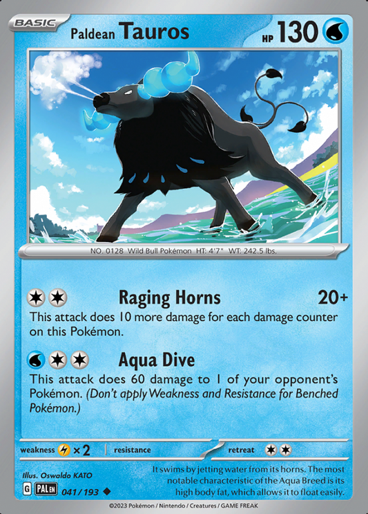 041/193 - Paldean Tauros - Paldea Evolved