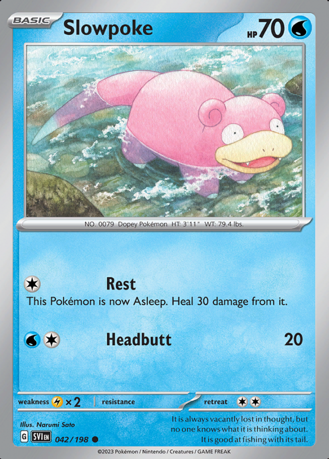 042/198 Slowpoke - S&V Base