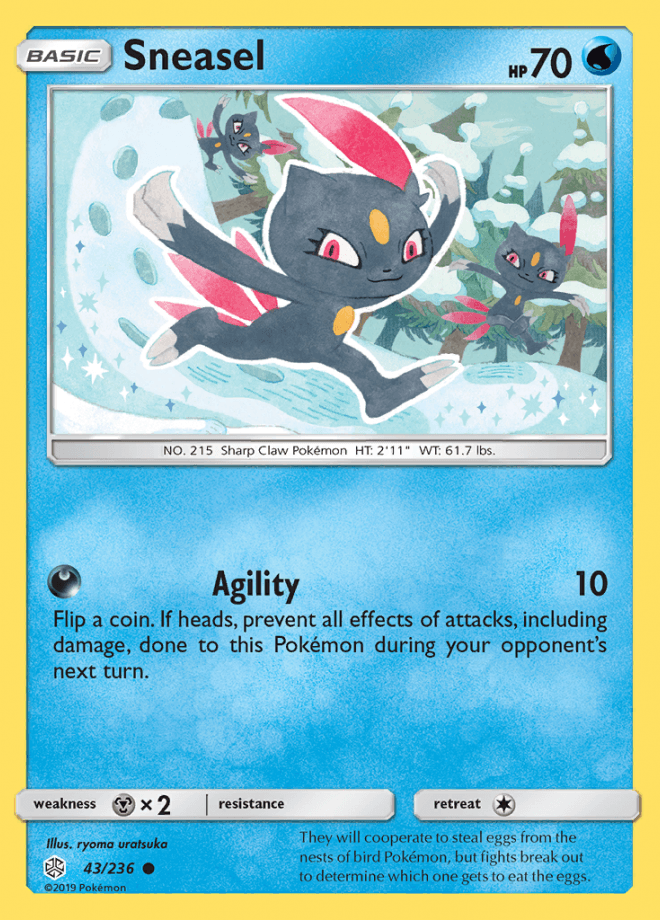 043/236 Sneasel - Cosmic Eclipse - Volution Cards and Collectables