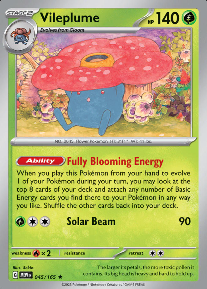 045/165 - Vileplume - Pokemon 151