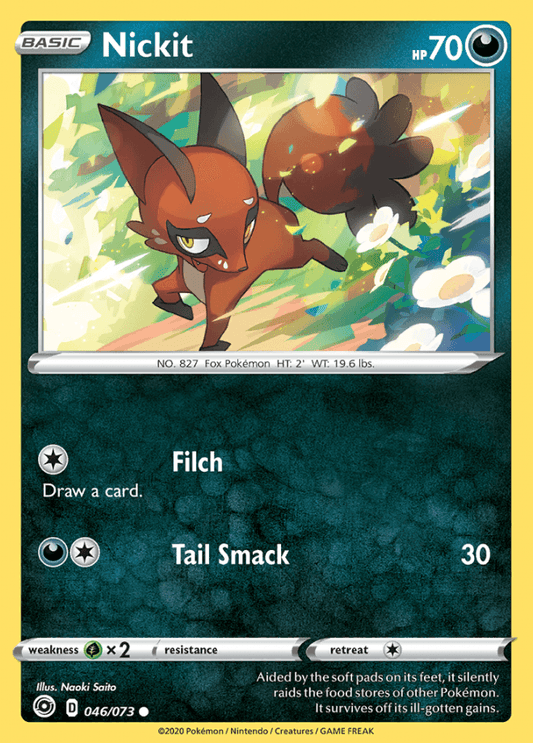 046/073 Nickit - Champions Path - Volution Cards and Collectables