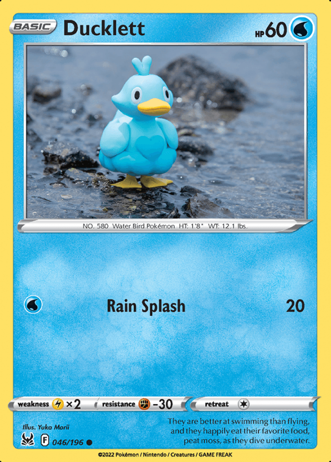 046/196 Ducklett - Lost Origin - Volution Cards and Collectables