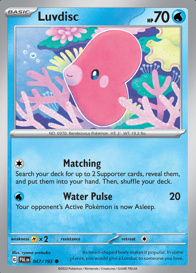 047/193 - Luvdisc - Paldea Evolved