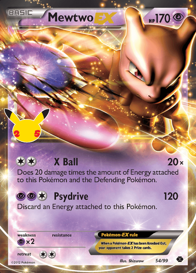 Mewtwo-EX Classic Collection - Pokemon Celebrations - Volution Cards and Collectables