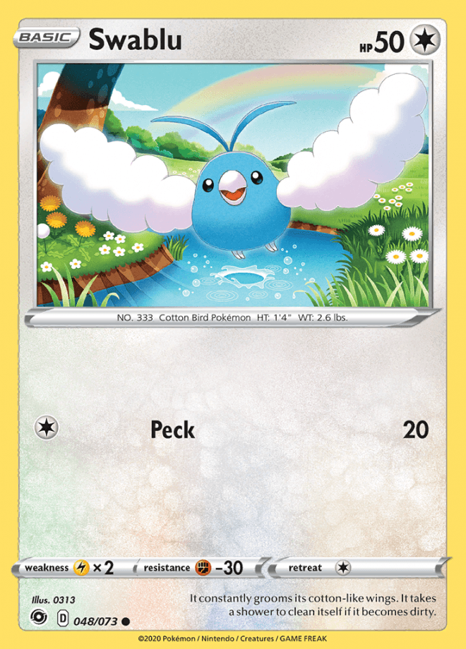 048/073 Swablu - Champions Path - Volution Cards and Collectables