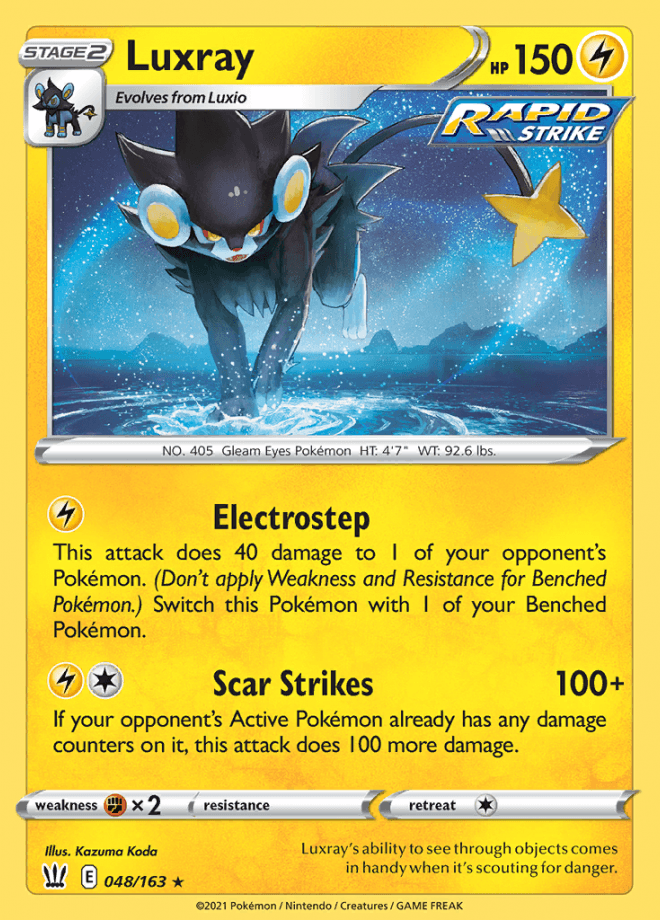 048/163 Luxray - Battle Styles - Volution Cards and Collectables