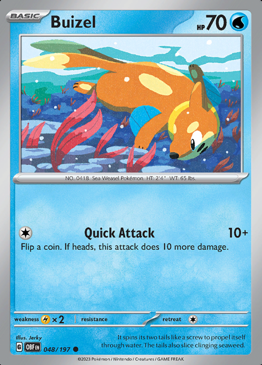 048/197 - Buizel - Obsidian Flames