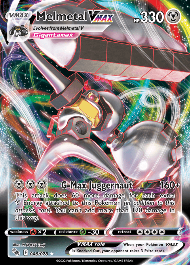 048/078 Melmetal VMAX - Pokemon GO - Volution Cards and Collectables