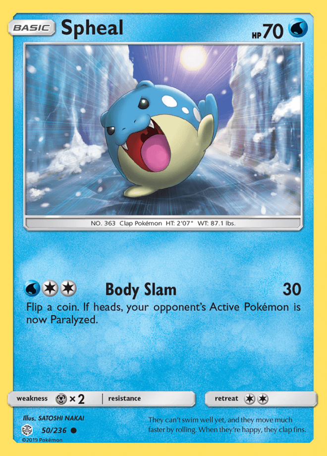 050/236 Spheal - Cosmic Eclipse - Volution Cards and Collectables