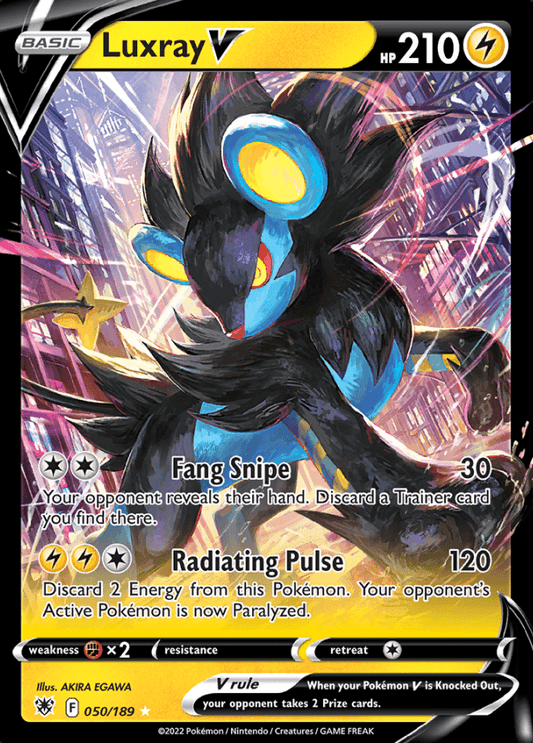 050/189 Luxray V - Astral Radiance - Volution Cards and Collectables