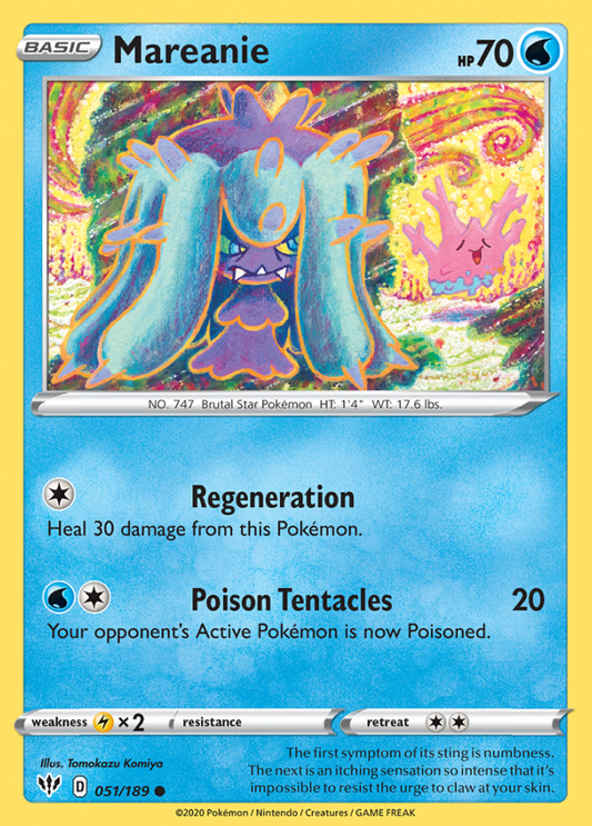 051/189 Mareanie - Darkness Ablaze