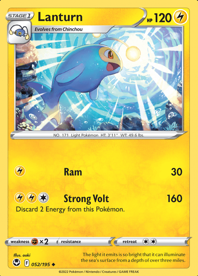 052/195 Lanturn - Silver Tempest - Volution Cards and Collectables