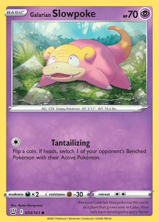 054/163 Galarian Slowpoke - Battle Styles - Volution Cards and Collectables