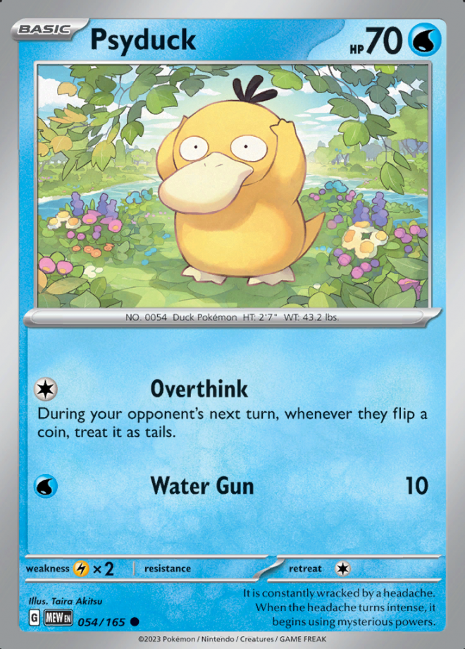 054/165 - Psyduck - Pokemon 151