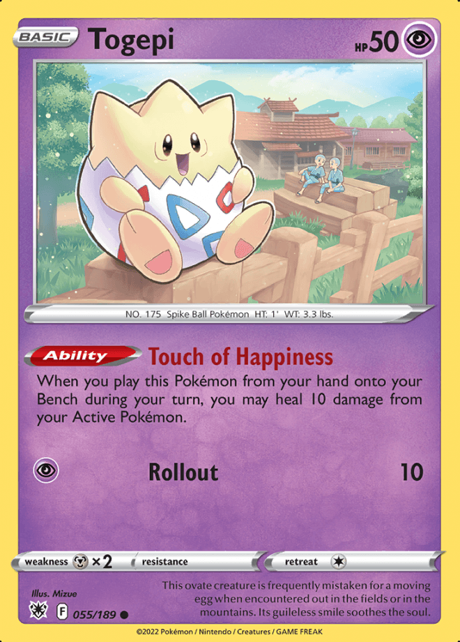 055/189 Togepi - Astral Radiance - Volution Cards and Collectables