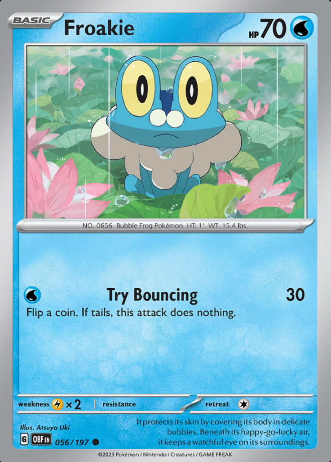 056/197 - Froakie - Obsidian Flames