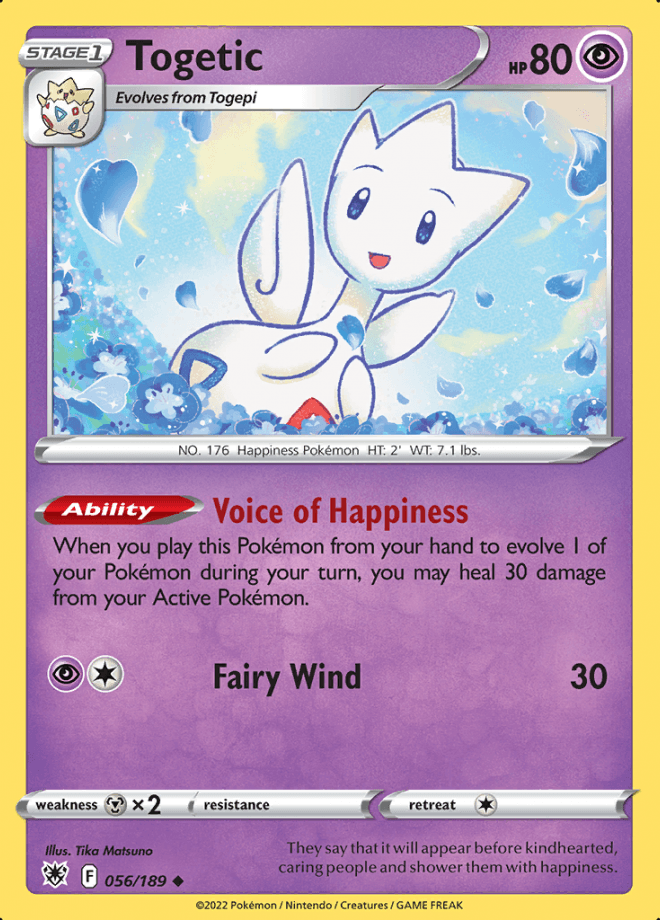 056/189 Togetic - Astral Radiance - Volution Cards and Collectables