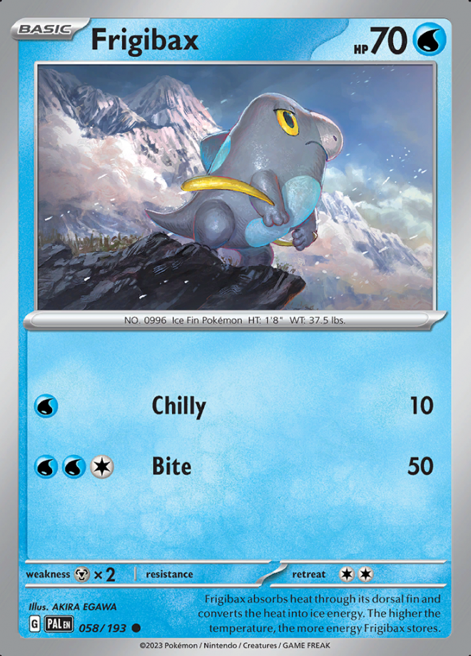 058/193 - Frigibax - Paldea Evolved