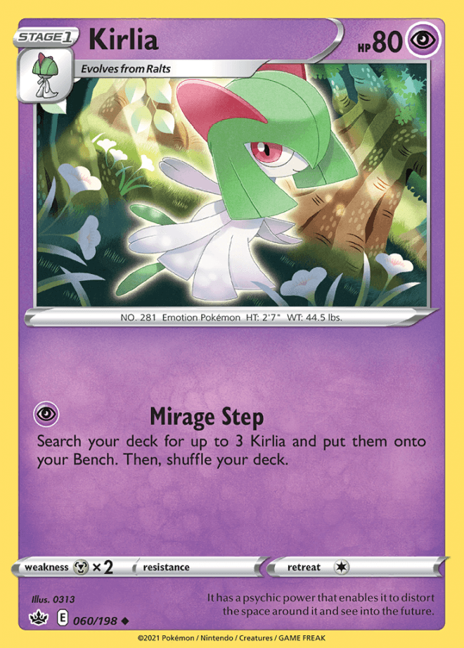 060/198 Kirlia - Chilling Reign - Volution Cards and Collectables