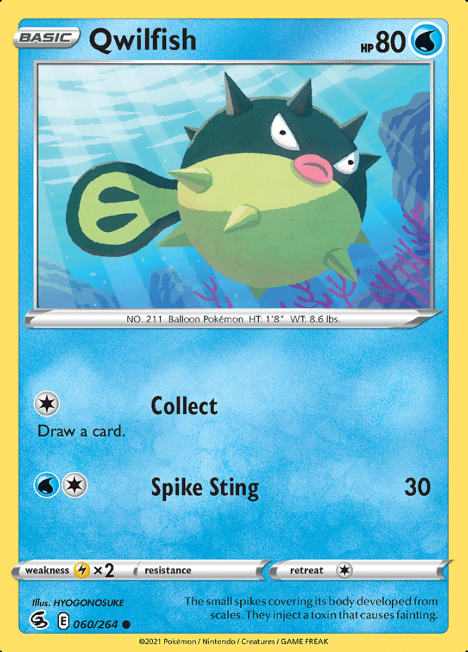 060/264 Quilfish - Fusion Strike - Volution Cards and Collectables