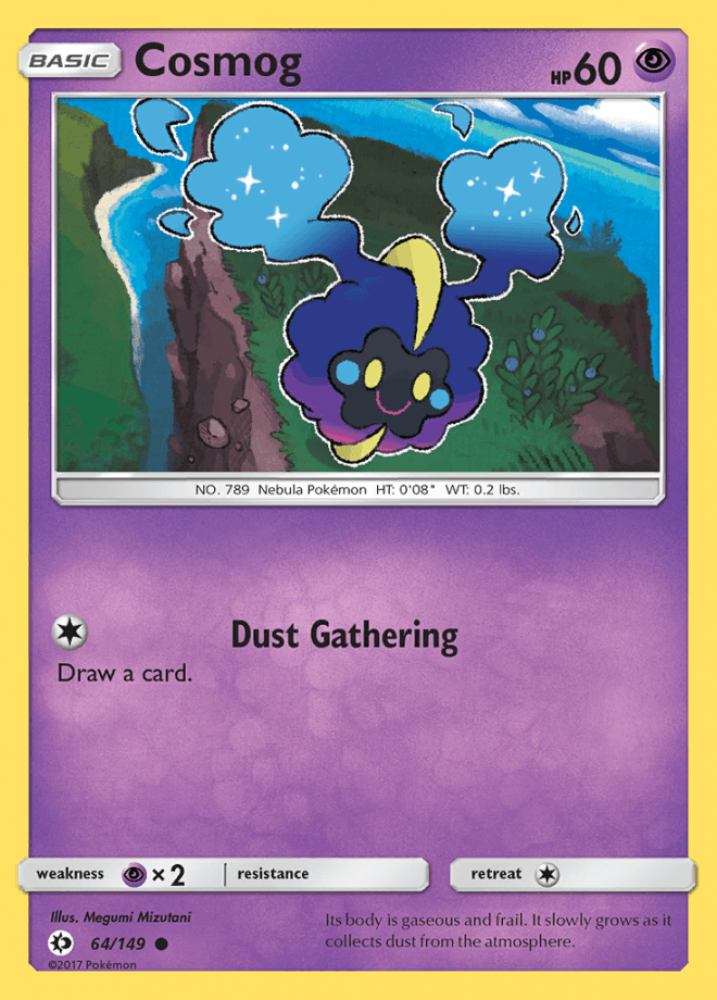 064/149 Cosmog - Sun & Moon Base Set - Volution Cards and Collectables