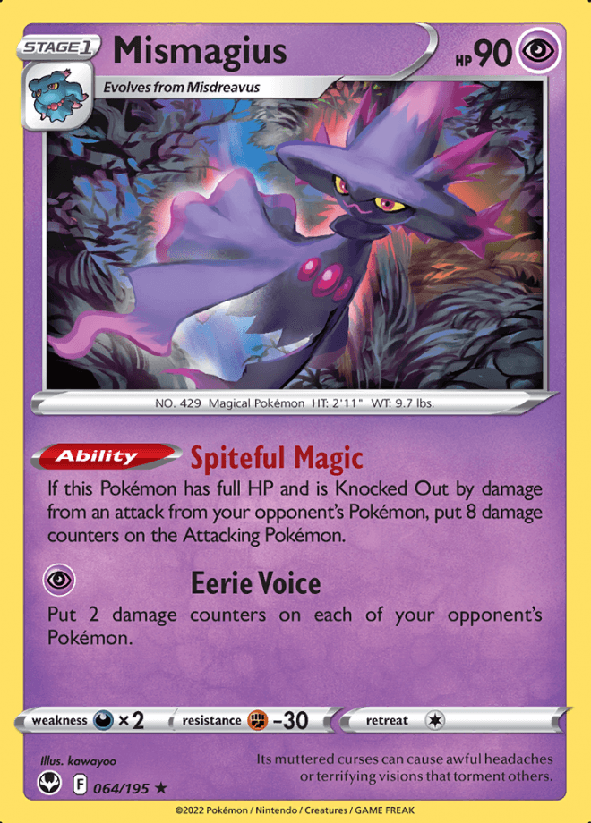 064/195 Mismagius - Silver Tempest - Volution Cards and Collectables