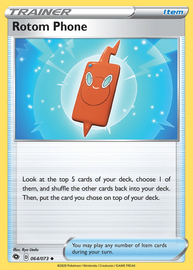 064/073 Rotom Phone - Champions Path - Volution Cards and Collectables