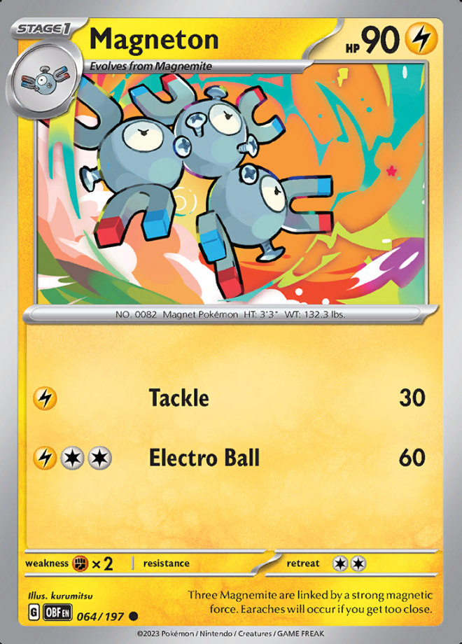 064/197 - Magneton - Obsidian Flames