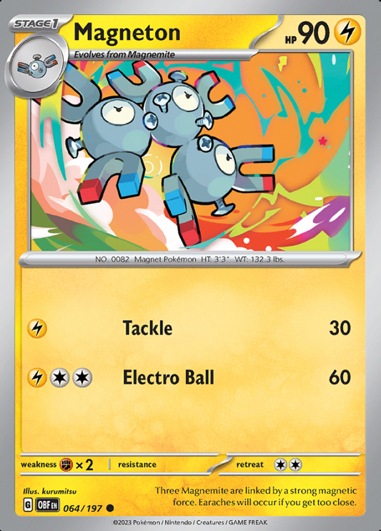 064/197 - Magneton - Obsidian Flames