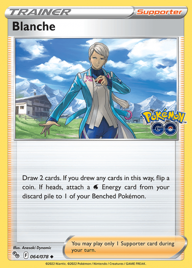 064/078 Blanche - Pokemon GO - Volution Cards and Collectables