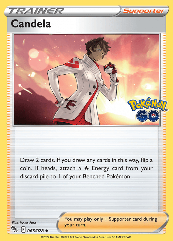 065/078 Candela - Pokemon GO - Volution Cards and Collectables