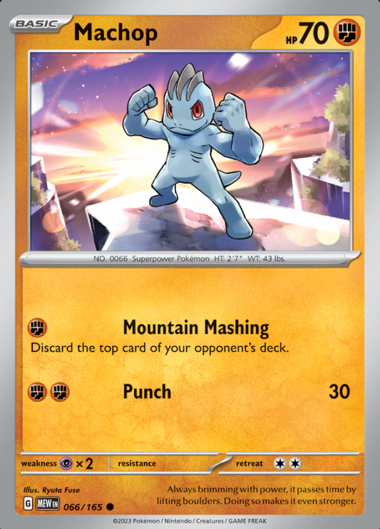 066/165 - Machop - Pokemon 151