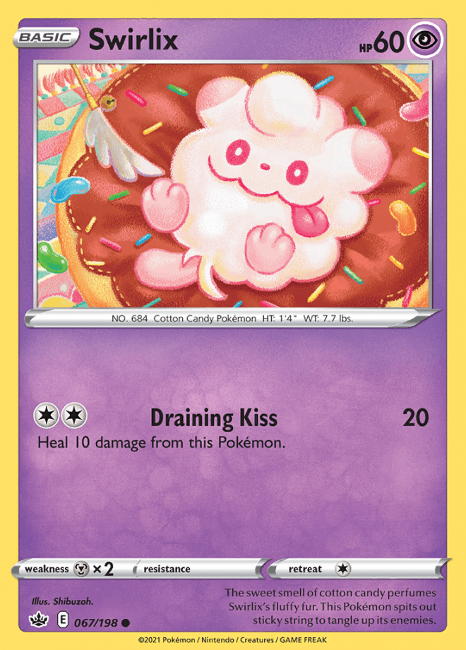 067/198 Swirlix - Chilling Reign - Volution Cards and Collectables