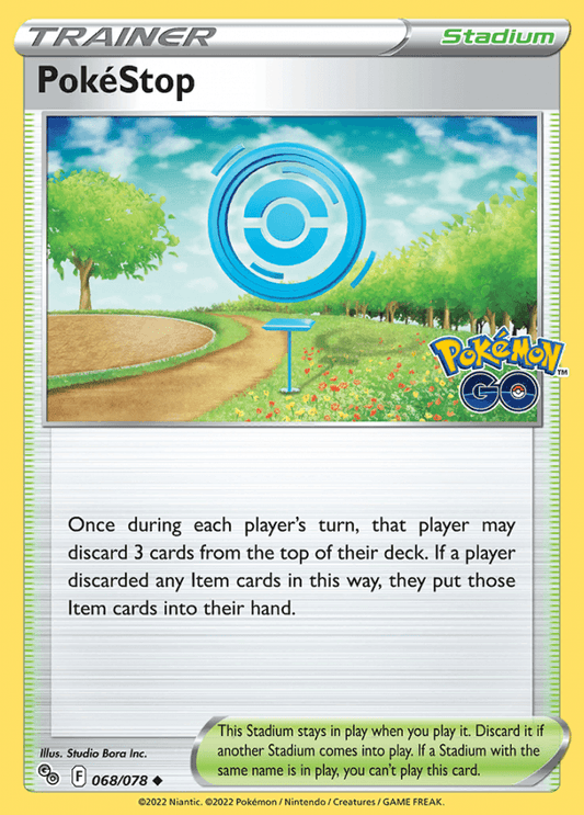 068/078 PokeStop - Pokemon GO - Volution Cards and Collectables