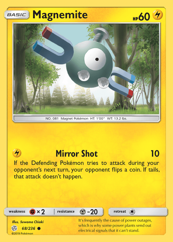 068/236 Magnemite - Cosmic Eclipse - Volution Cards and Collectables