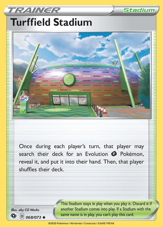 068/073 Turffield Stadium - Champions Path - Volution Cards and Collectables