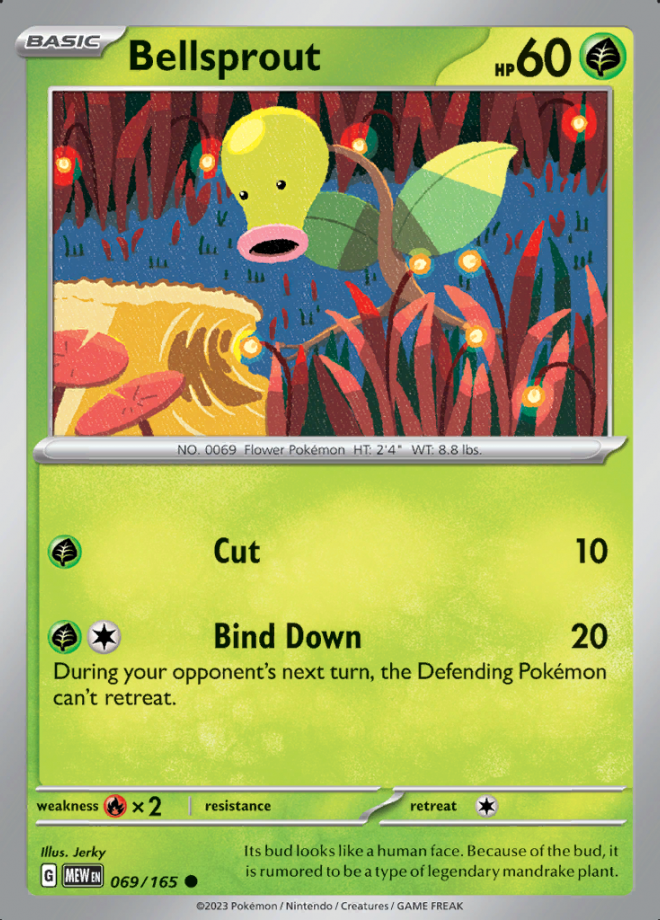 069/165 - Bellsprout - Pokemon 151